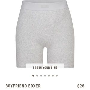 Skims boyfriend boxer
